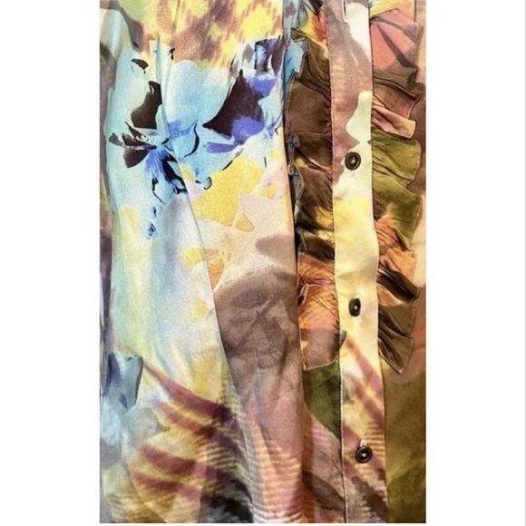 Christian Dior vintage silk sleeveless button up from FW ‘01 by John Galliano. - Picture 6 of 9